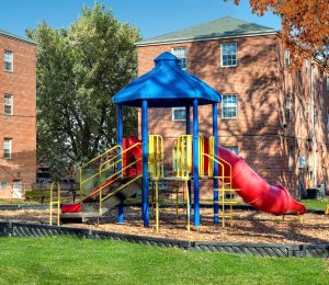 Quebec Arms apartments playground